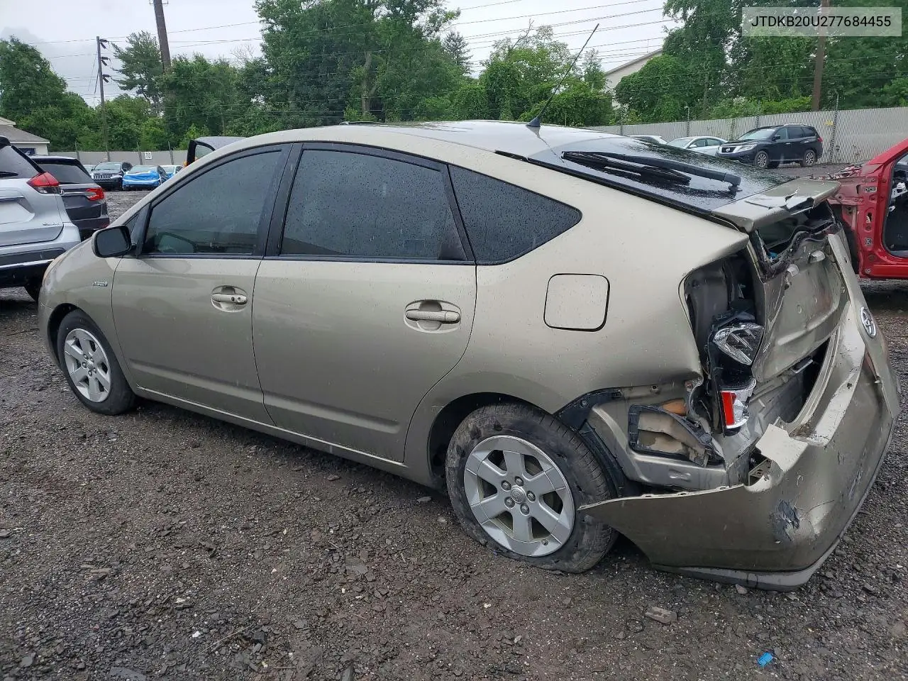 2007 Toyota Prius Base VIN: JTDKB20U277684455 Lot: 57973096