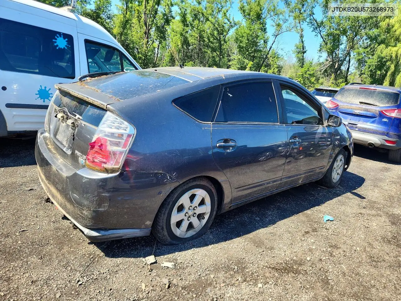 2007 Toyota Prius Base VIN: JTDKB20U573268973 Lot: 58518356
