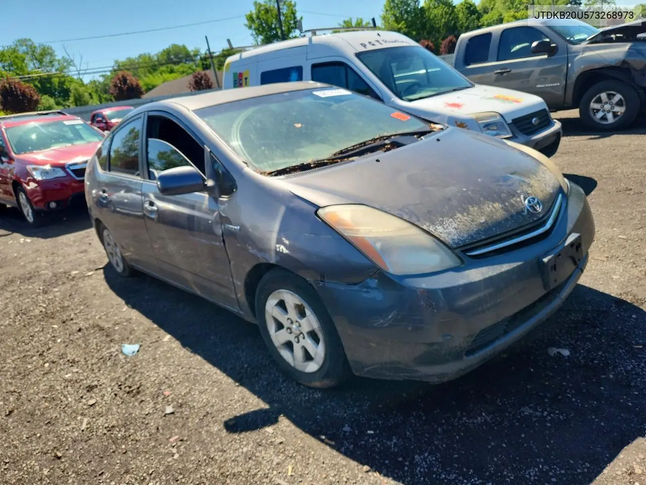2007 Toyota Prius Base VIN: JTDKB20U573268973 Lot: 58518356