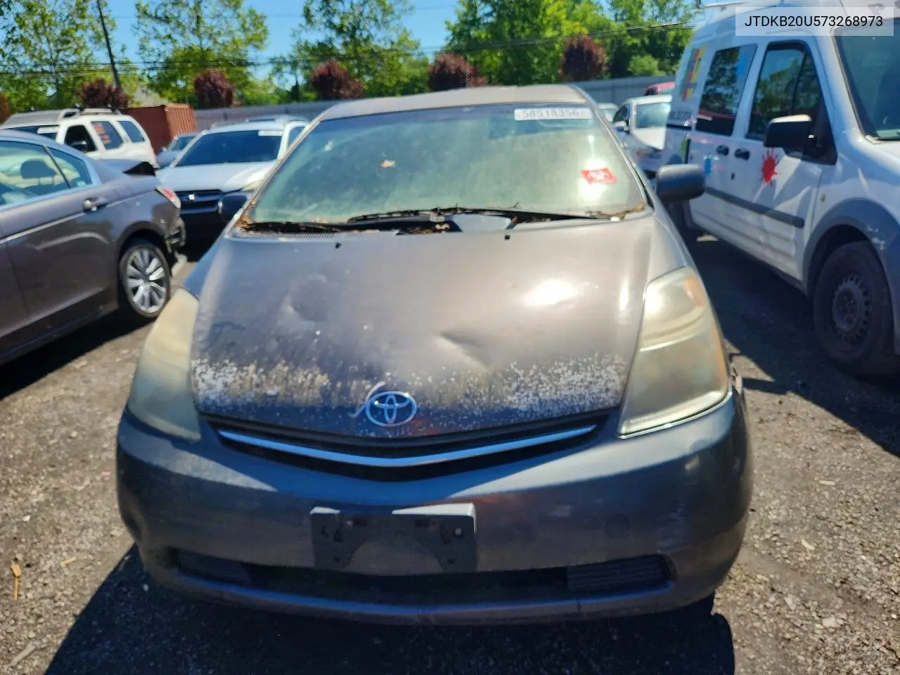 2007 Toyota Prius Base VIN: JTDKB20U573268973 Lot: 58518356