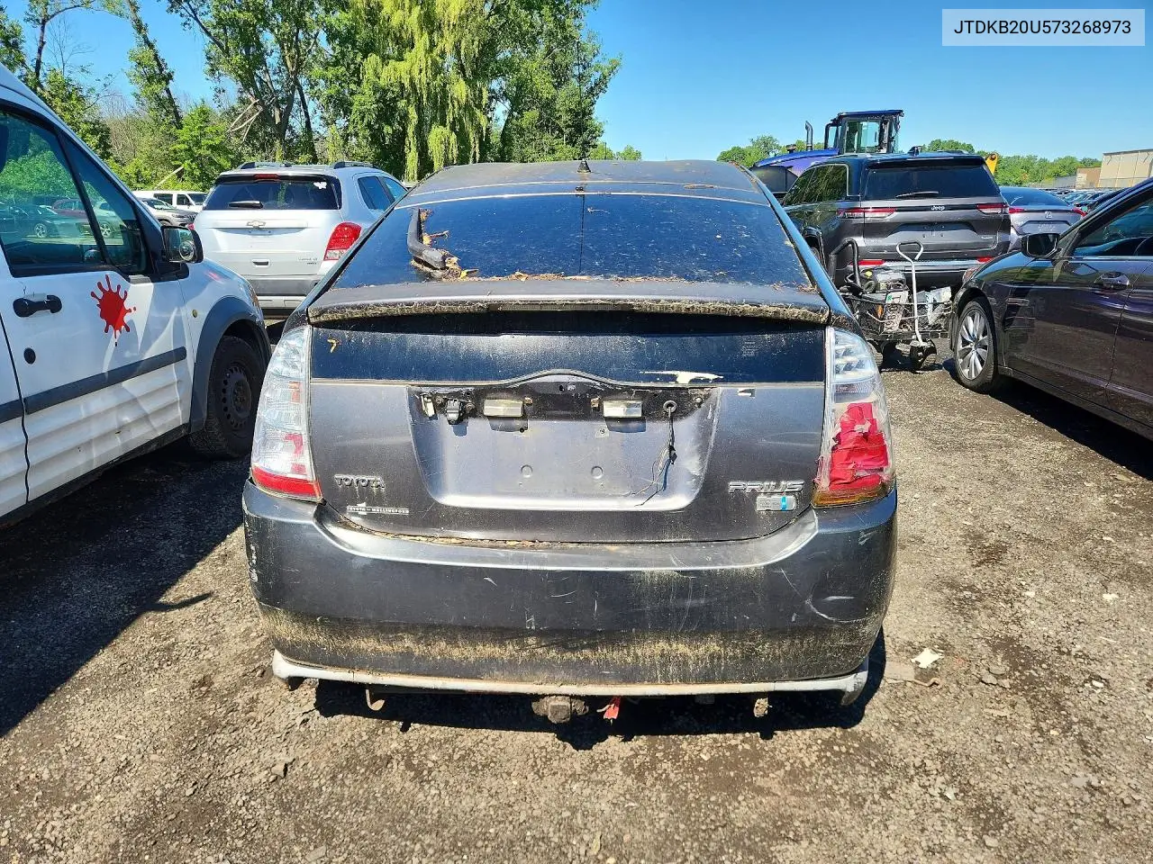 2007 Toyota Prius Base VIN: JTDKB20U573268973 Lot: 58518356