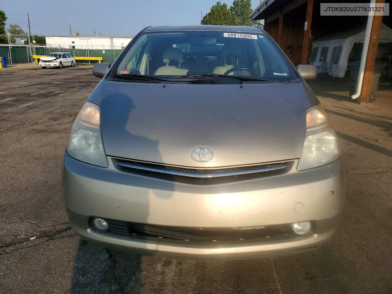 2007 Toyota Prius Touring VIN: JTDKB20U277631321 Lot: 58815906