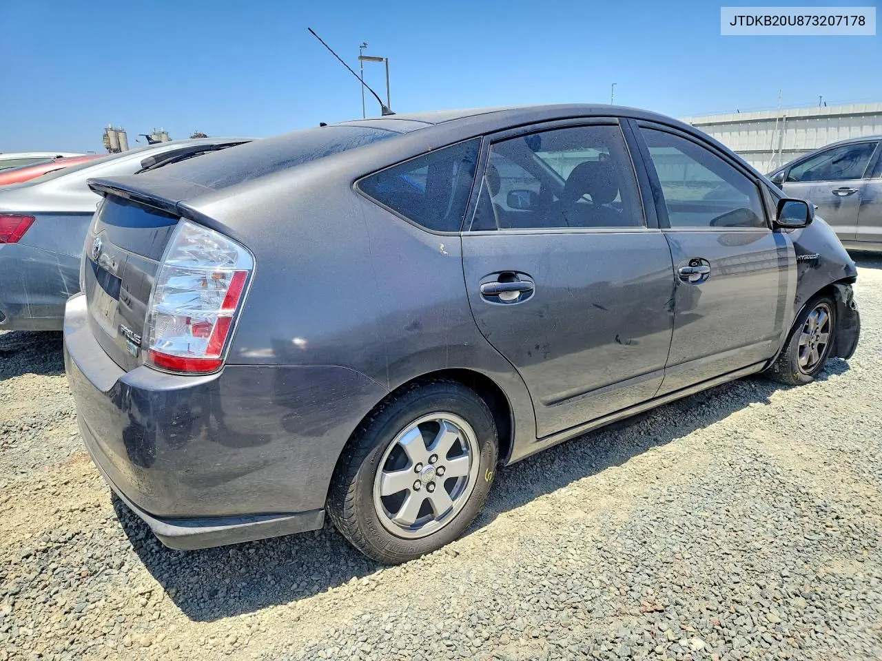 2007 Toyota Prius Base VIN: JTDKB20U873207178 Lot: 60444266