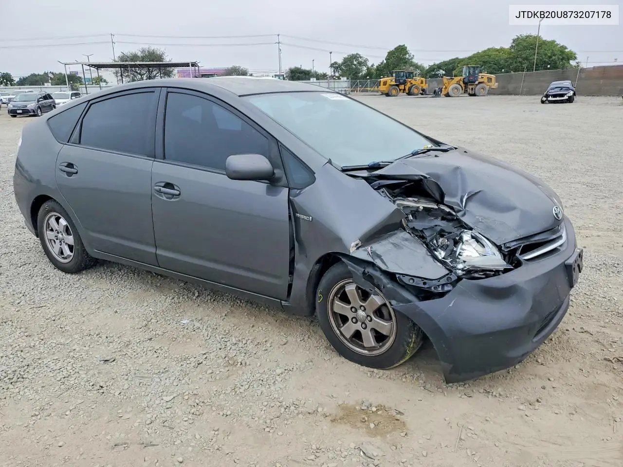 2007 Toyota Prius Base VIN: JTDKB20U873207178 Lot: 60444266