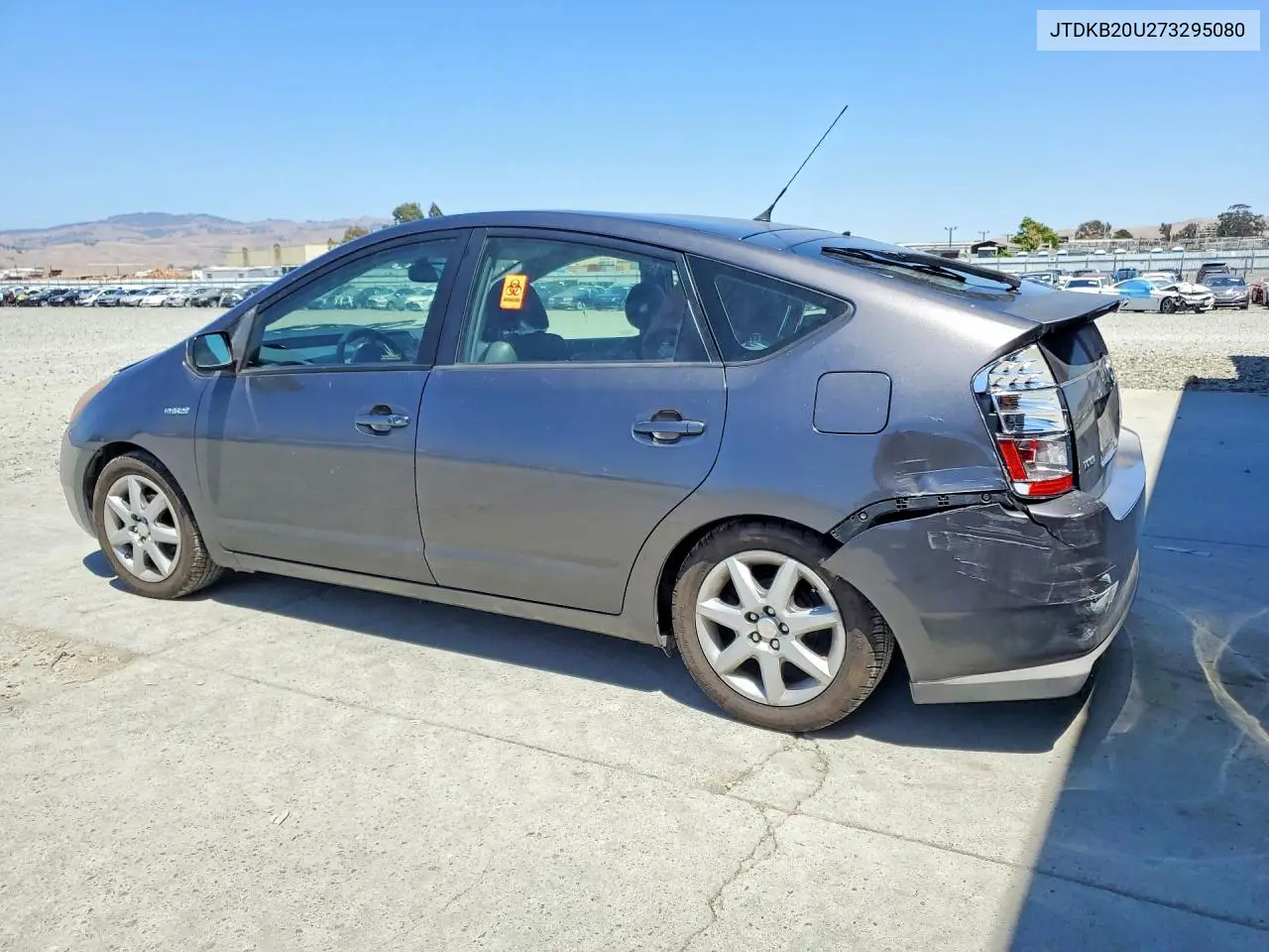 2007 Toyota Prius Touring VIN: JTDKB20U273295080 Lot: 61808806