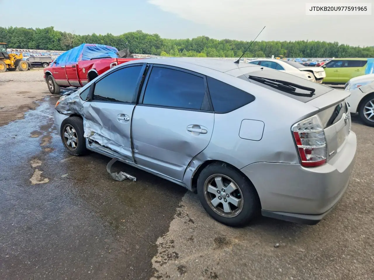 2007 Toyota Prius Base VIN: JTDKB20U977591965 Lot: 62021686