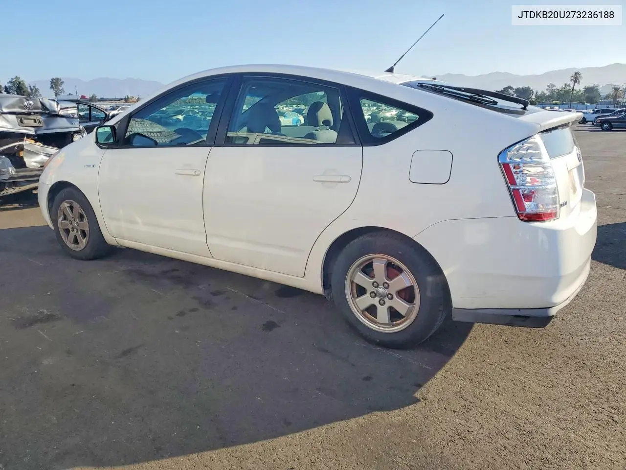 2007 Toyota Prius Base VIN: JTDKB20U273236188 Lot: 62288856