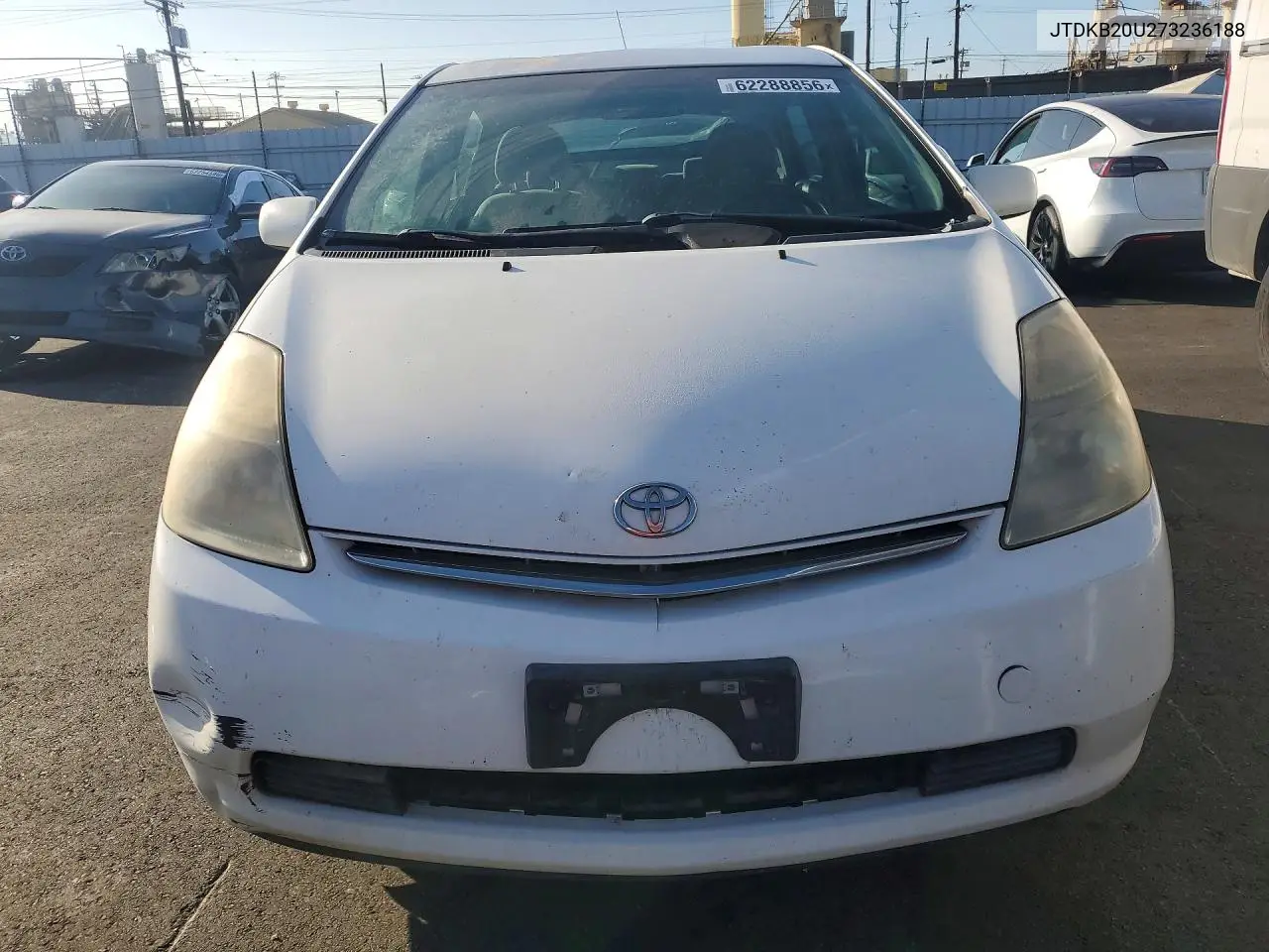 2007 Toyota Prius Base VIN: JTDKB20U273236188 Lot: 62288856