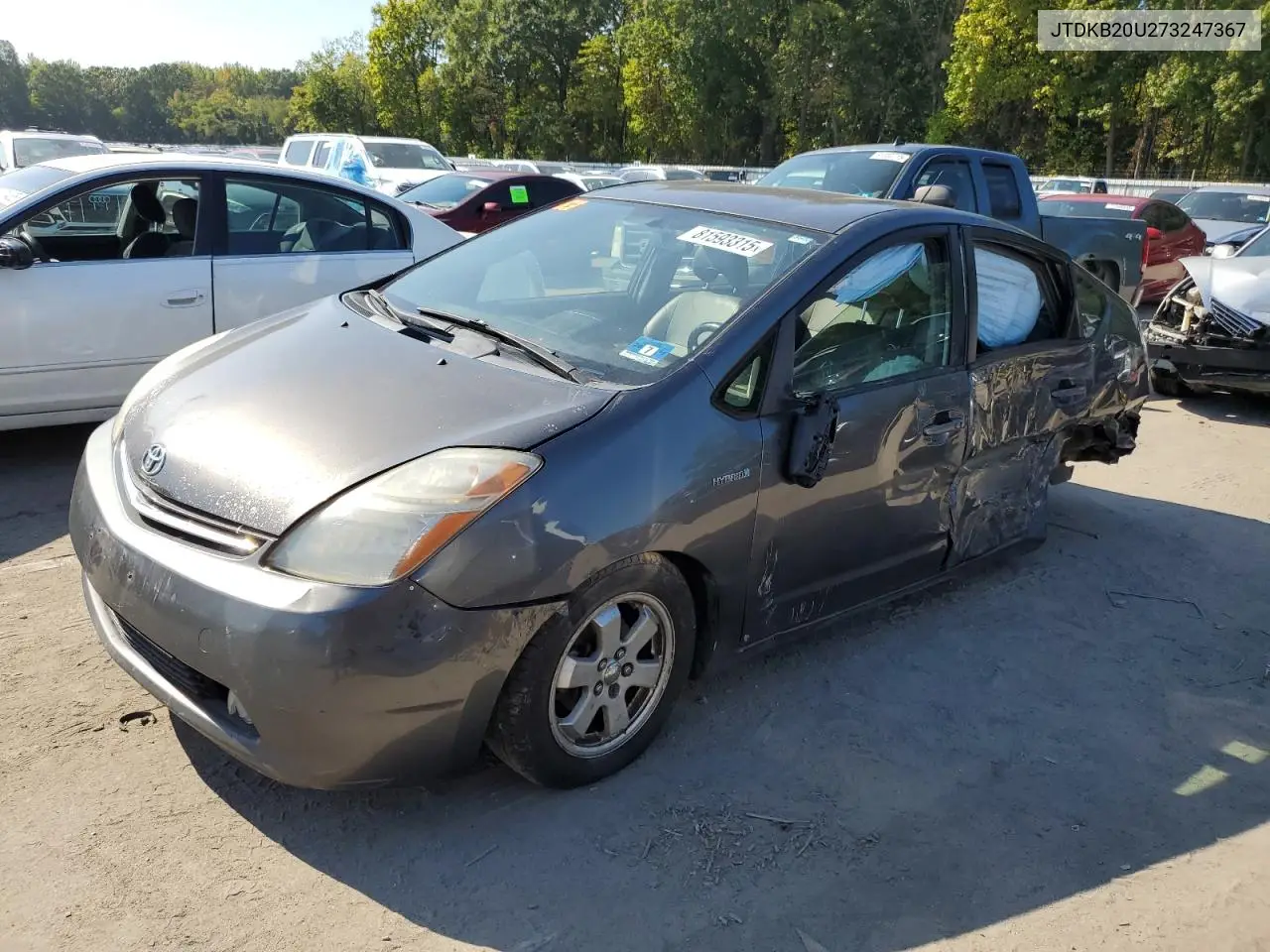JTDKB20U273247367 2007 Toyota Prius