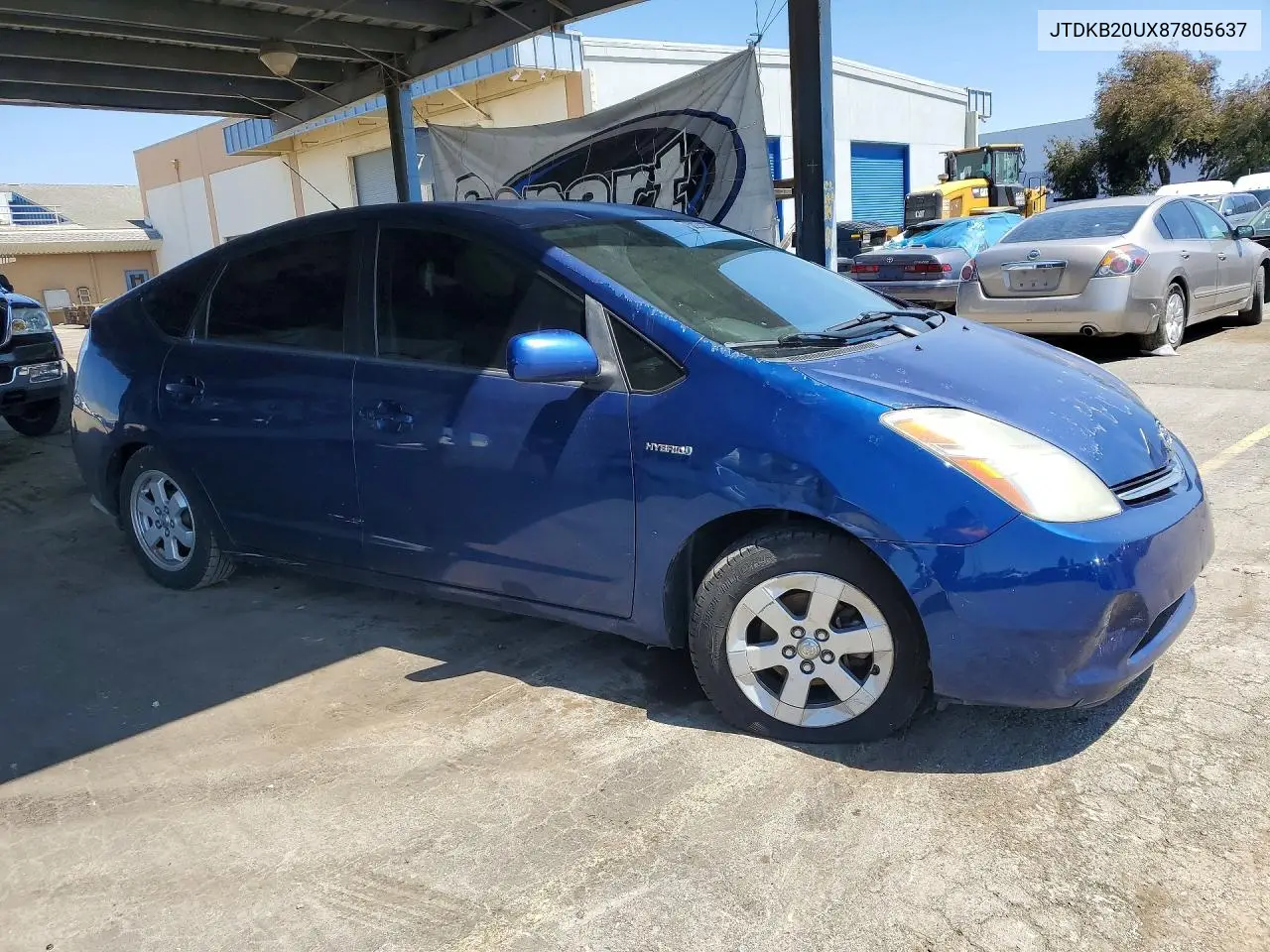 2008 Toyota Prius Base VIN: JTDKB20UX87805637 Lot: 52272386