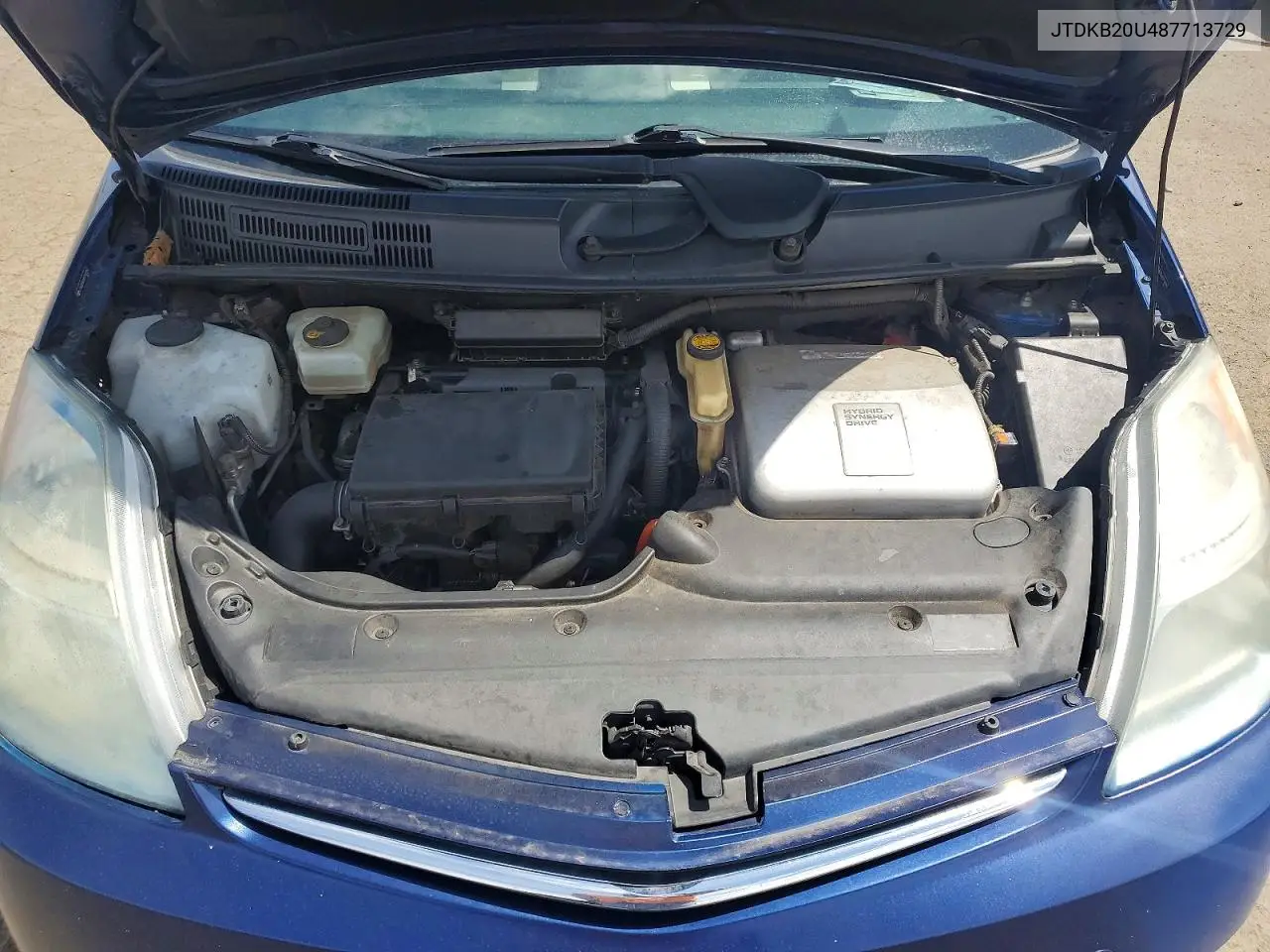 2008 Toyota Prius Base VIN: JTDKB20U487713729 Lot: 55815856