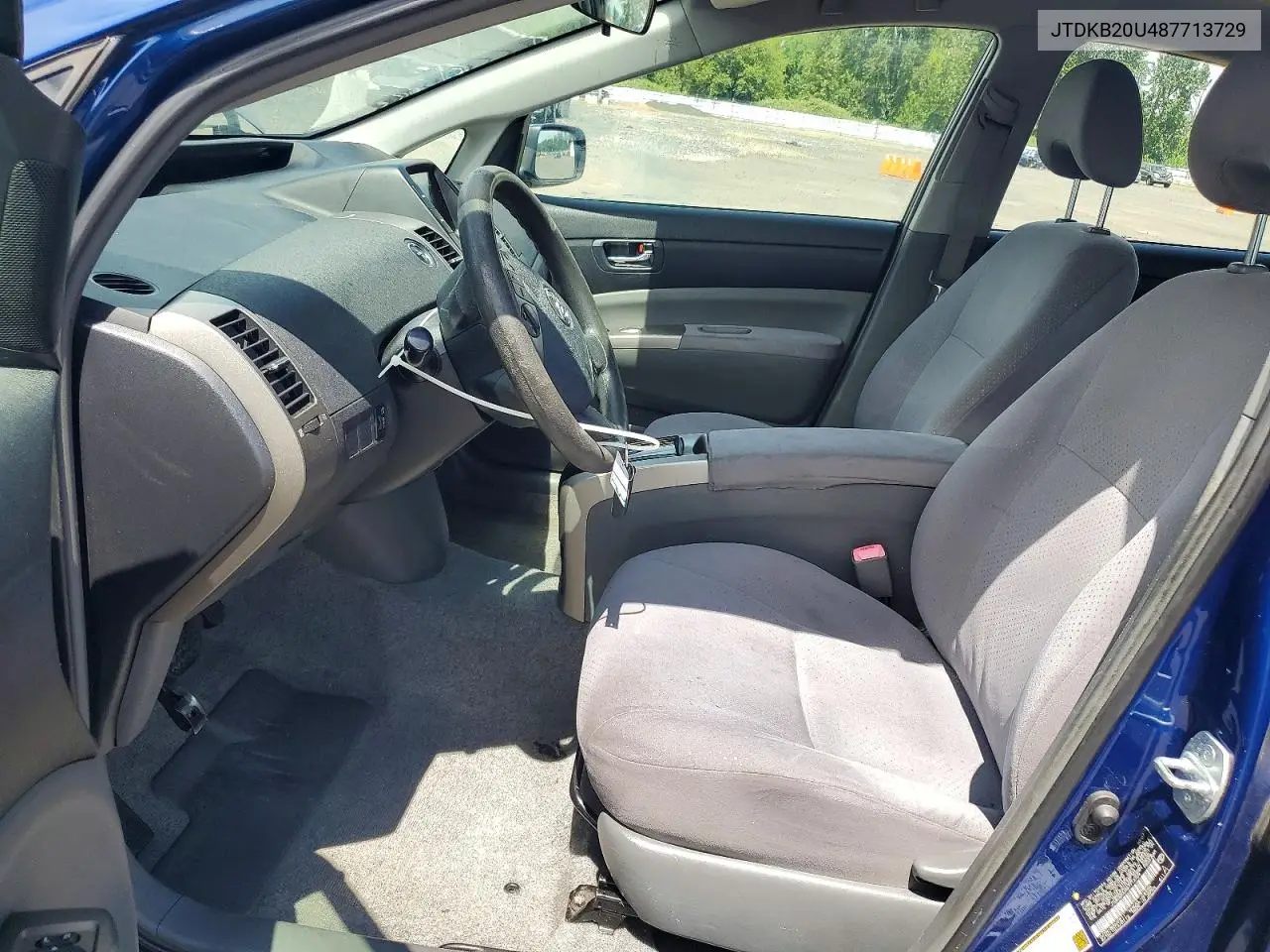 2008 Toyota Prius Base VIN: JTDKB20U487713729 Lot: 55815856