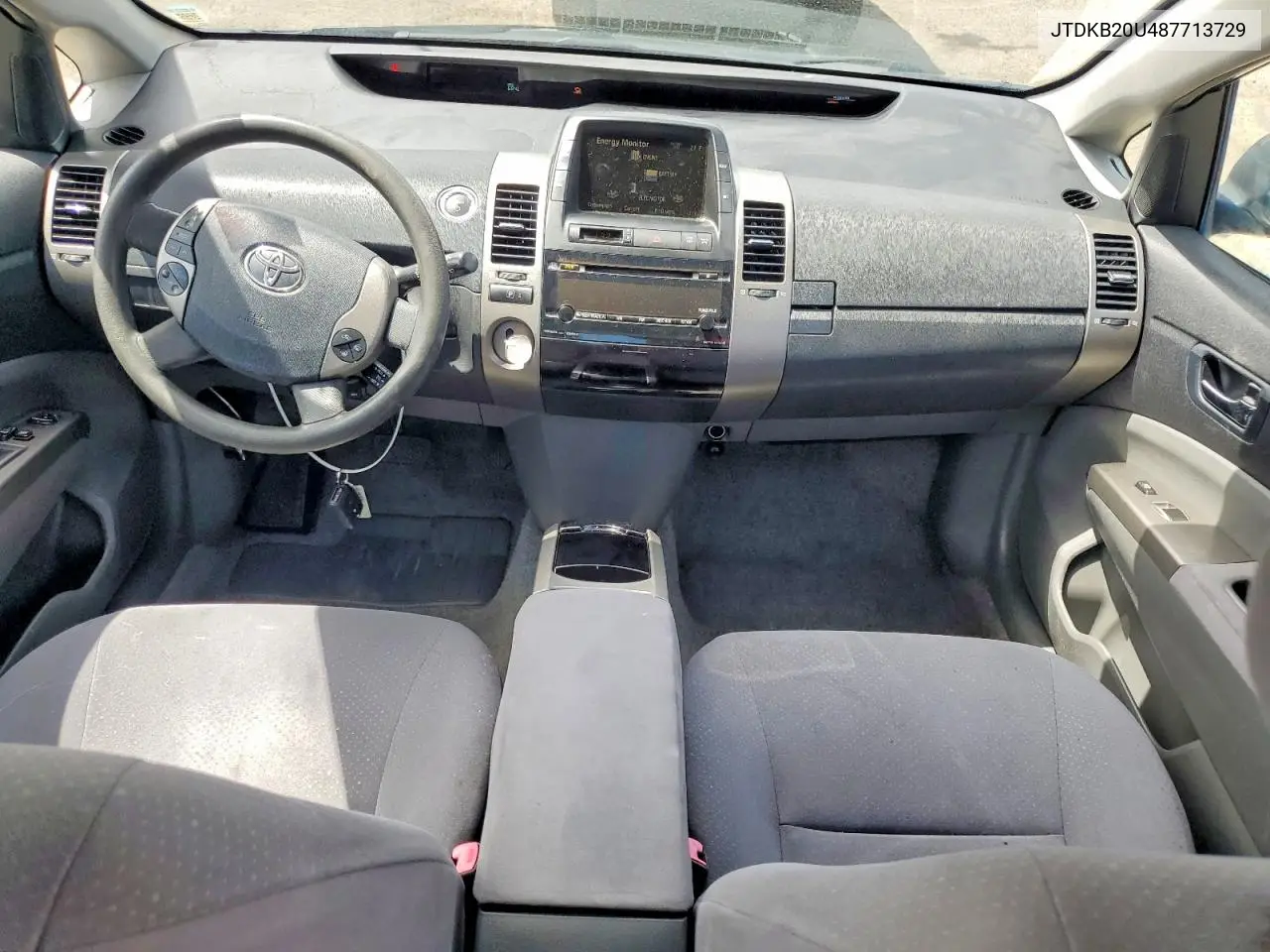 2008 Toyota Prius Base VIN: JTDKB20U487713729 Lot: 55815856
