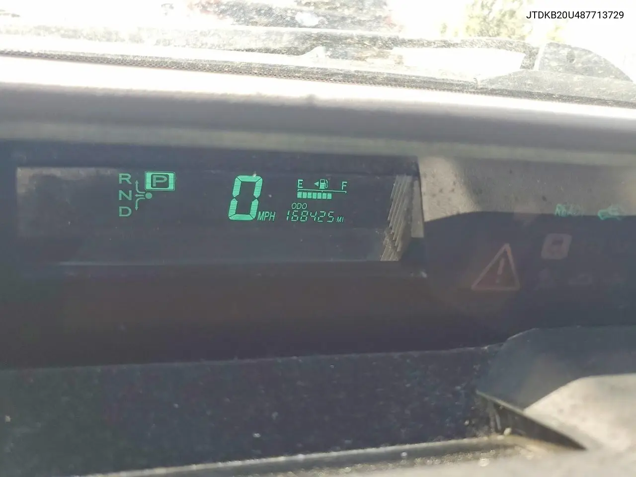 2008 Toyota Prius Base VIN: JTDKB20U487713729 Lot: 55815856