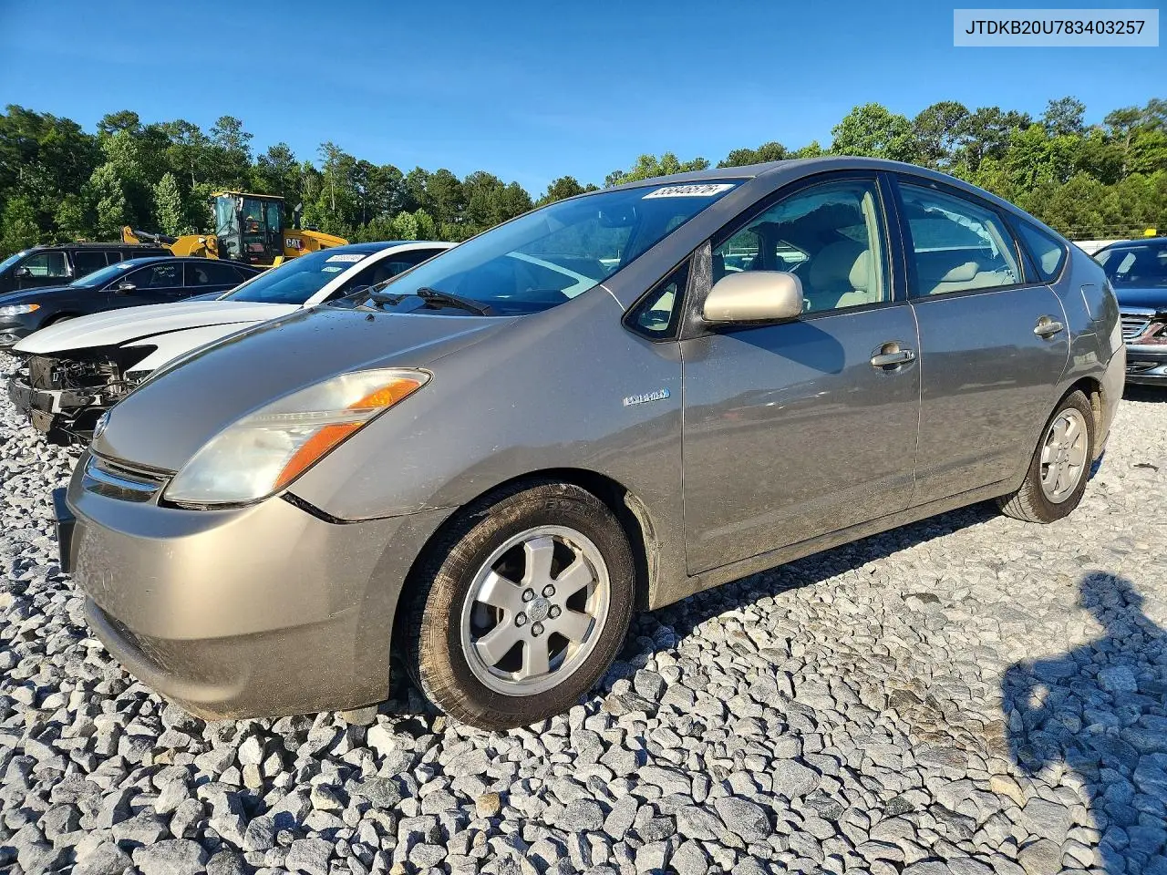 JTDKB20U783403257 2008 Toyota Prius Base