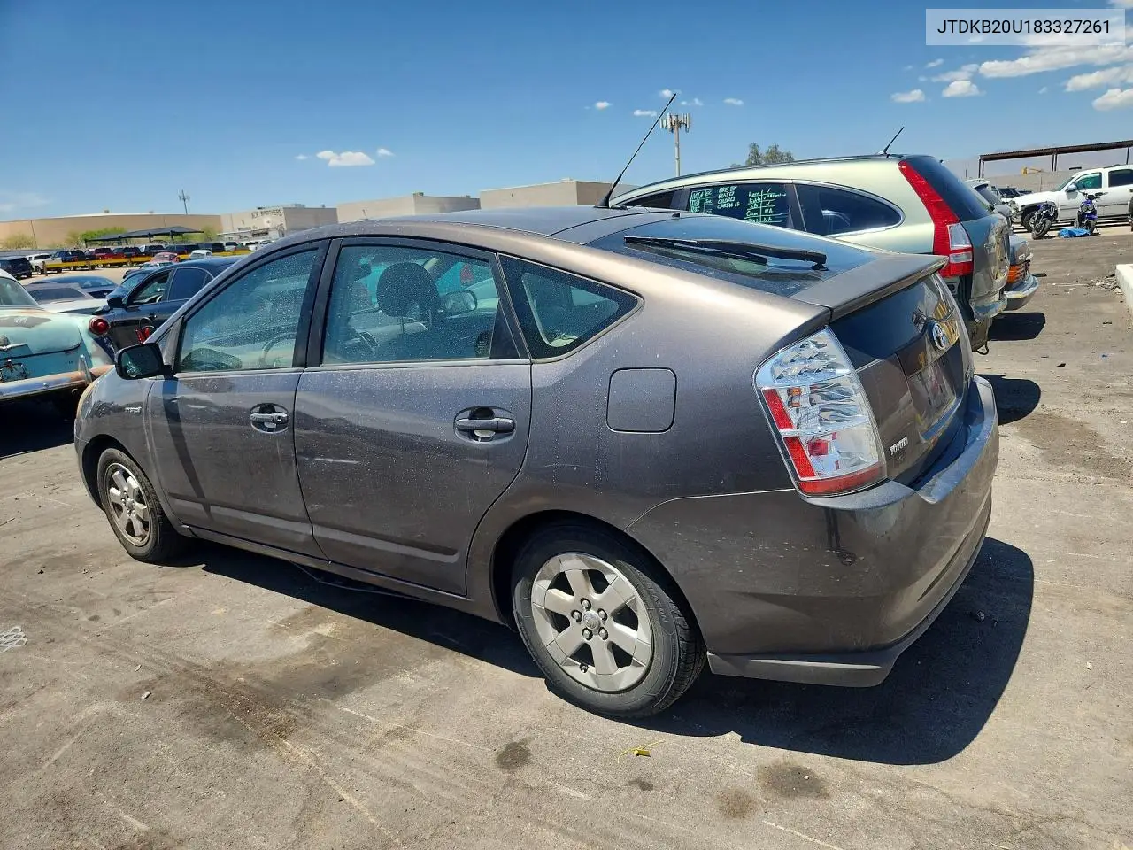 2008 Toyota Prius Base VIN: JTDKB20U183327261 Lot: 56710806
