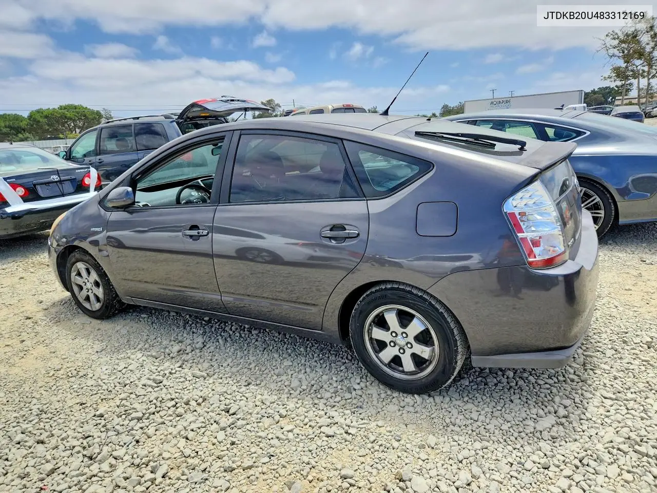 2008 Toyota Prius Base VIN: JTDKB20U483312169 Lot: 59298046