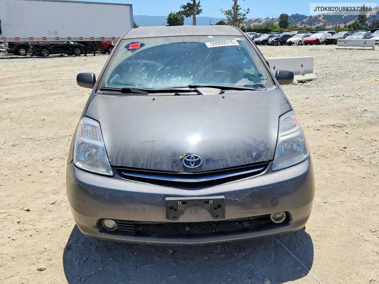 2008 Toyota Prius Base VIN: JTDKB20U883373556 Lot: 59999516