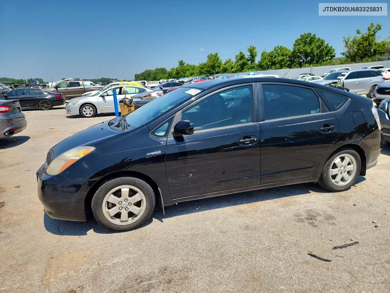 2008 Toyota Prius Base VIN: JTDKB20U683325831 Lot: 60247916