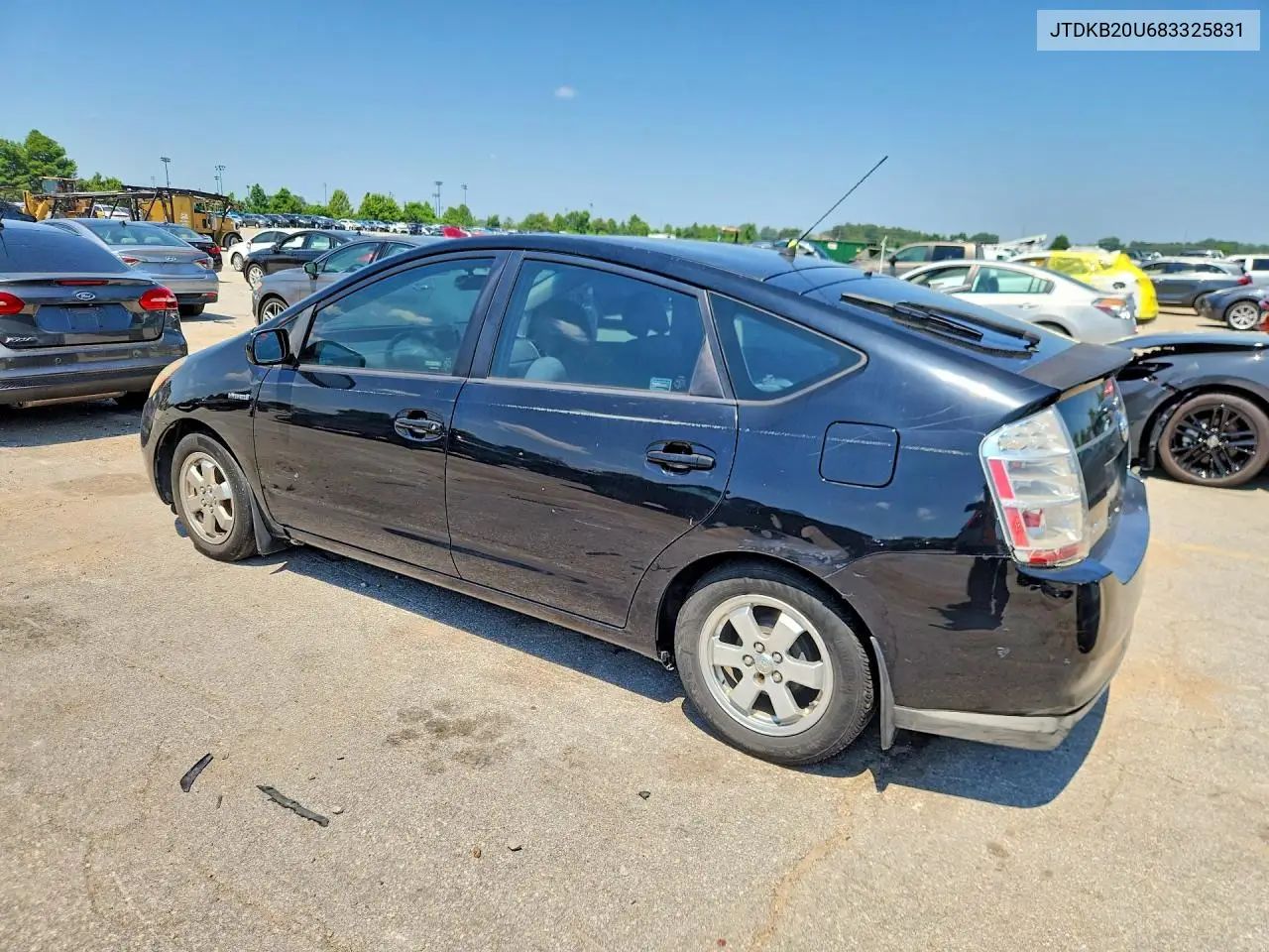 2008 Toyota Prius Base VIN: JTDKB20U683325831 Lot: 60247916