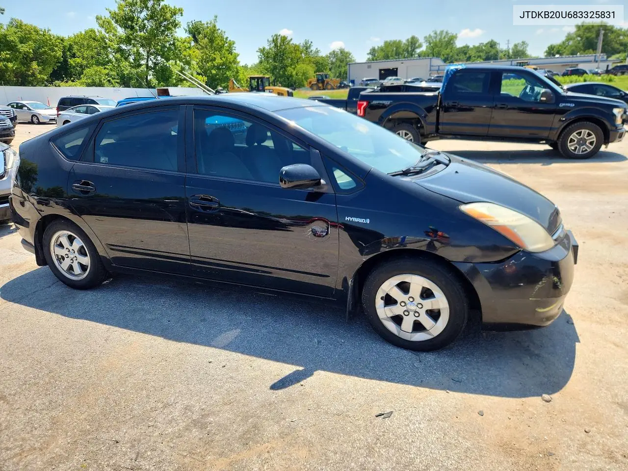 2008 Toyota Prius Base VIN: JTDKB20U683325831 Lot: 60247916