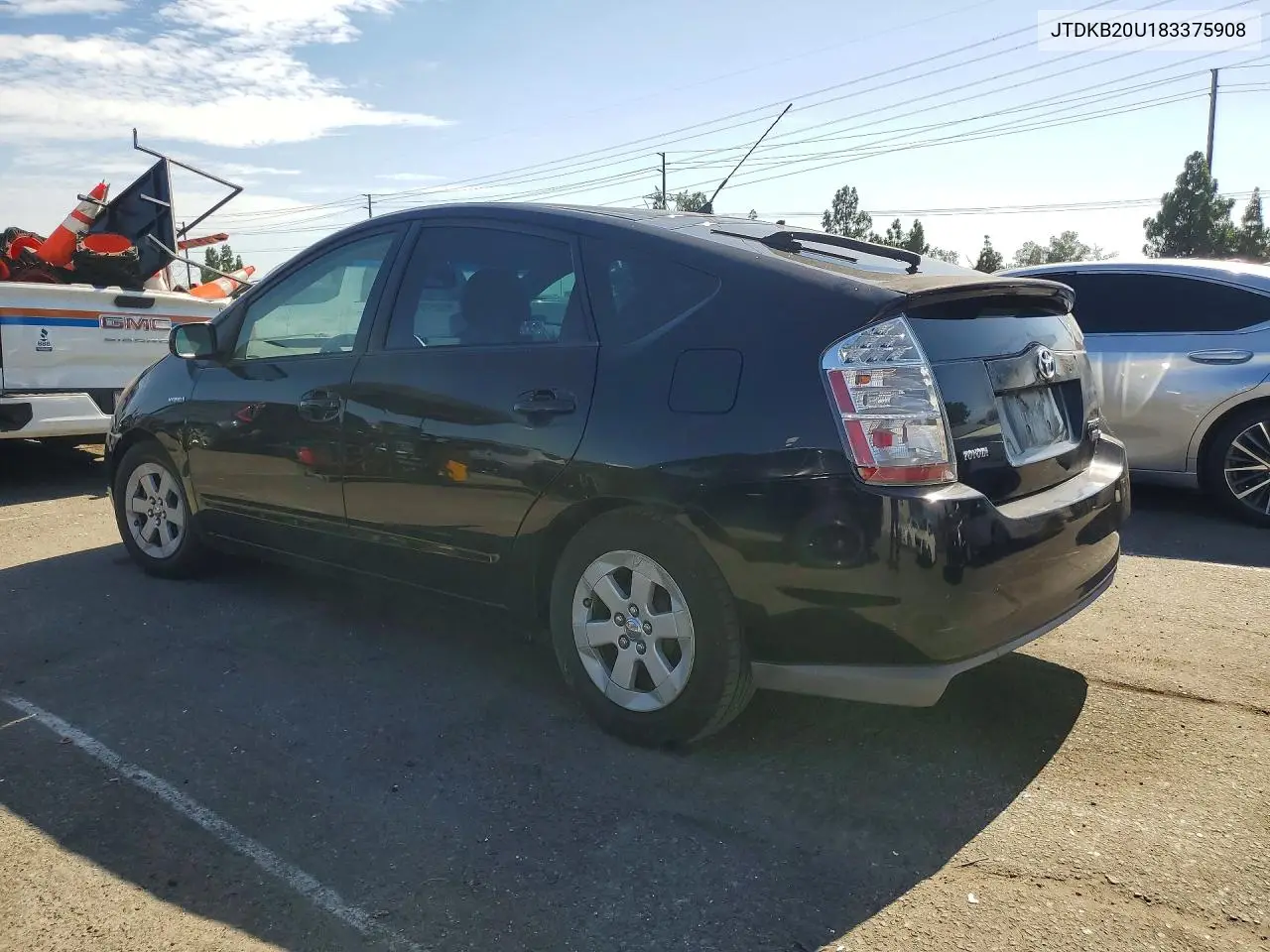 2008 Toyota Prius Base VIN: JTDKB20U183375908 Lot: 60529996