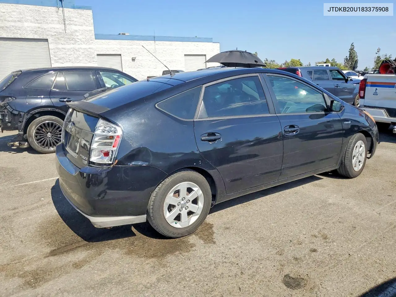 2008 Toyota Prius Base VIN: JTDKB20U183375908 Lot: 60529996