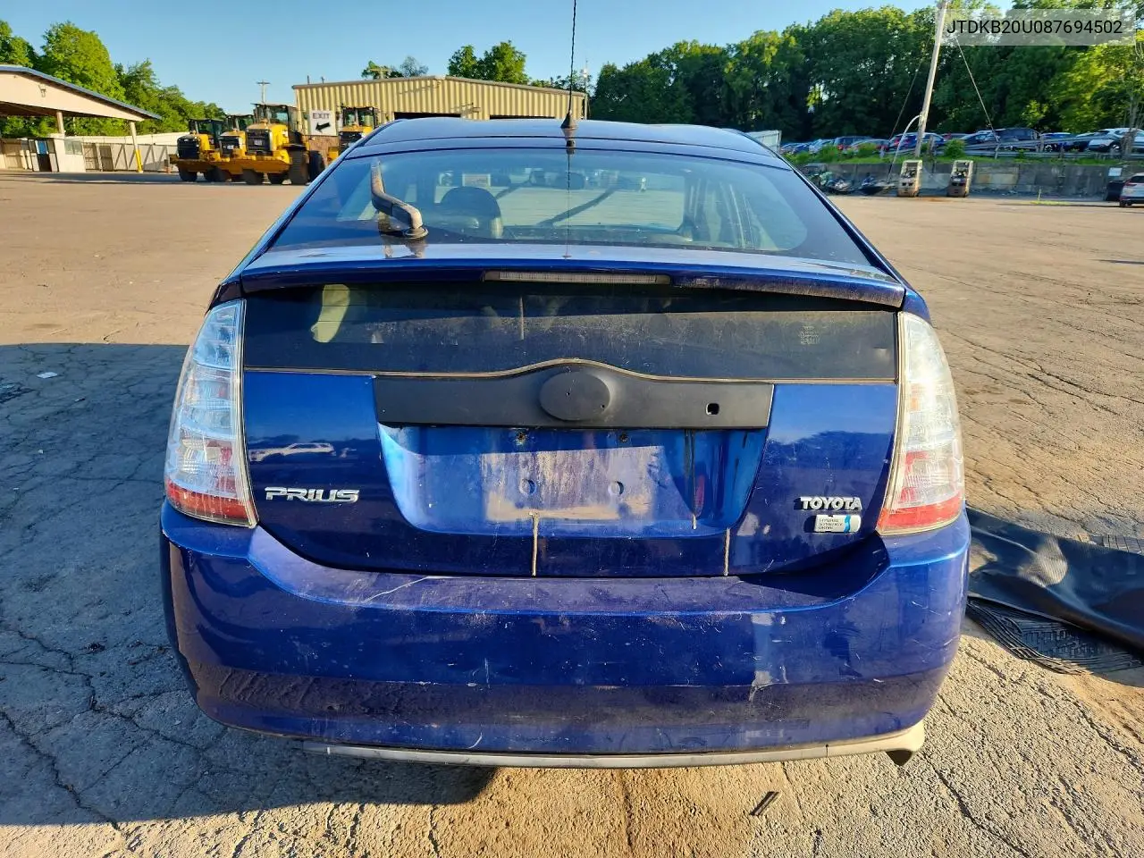 2008 Toyota Prius Base VIN: JTDKB20U087694502 Lot: 60878366