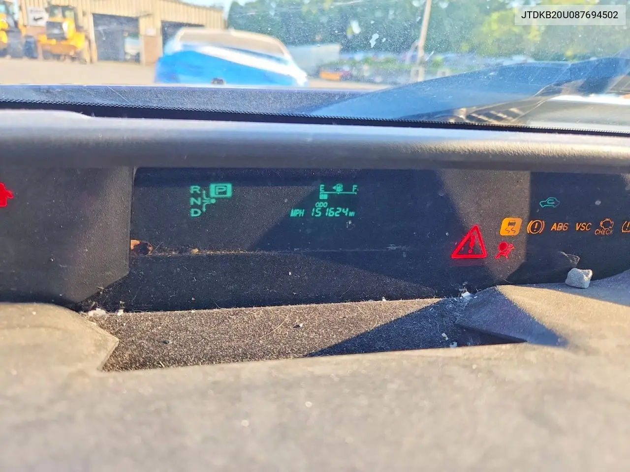 2008 Toyota Prius Base VIN: JTDKB20U087694502 Lot: 60878366