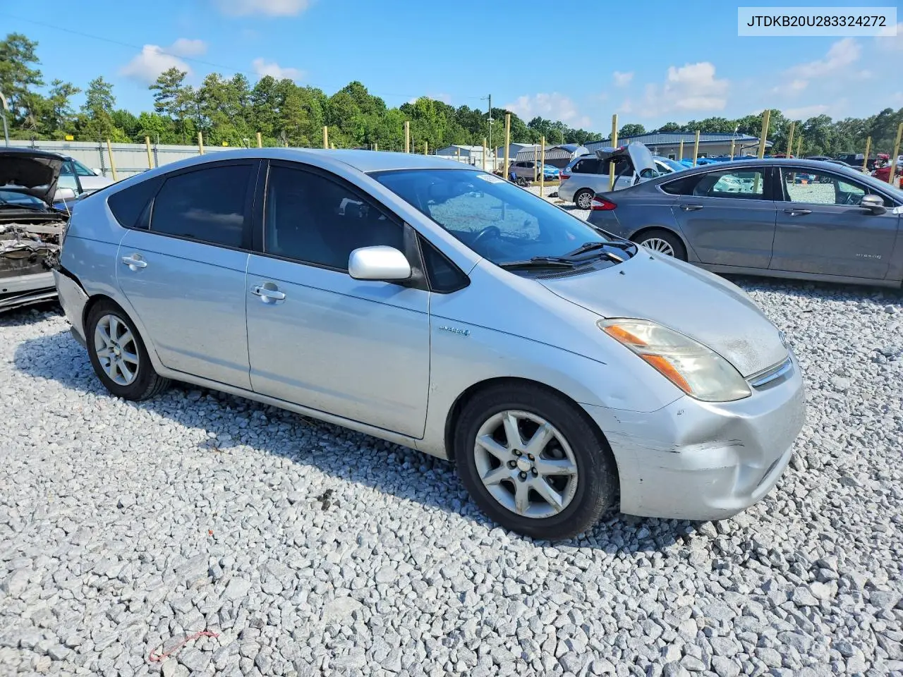 2008 Toyota Prius Touring VIN: JTDKB20U283324272 Lot: 60978276