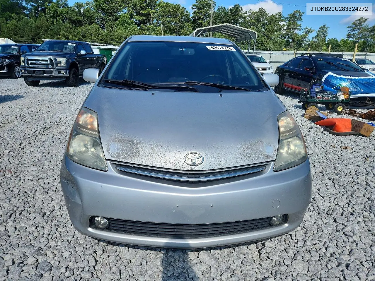 2008 Toyota Prius Touring VIN: JTDKB20U283324272 Lot: 60978276
