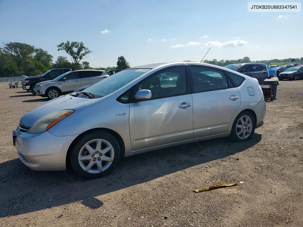 2008 Toyota Prius Touring VIN: JTDKB20U883347541 Lot: 61899946