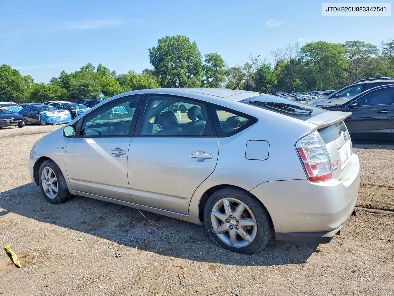 2008 Toyota Prius Touring VIN: JTDKB20U883347541 Lot: 61899946