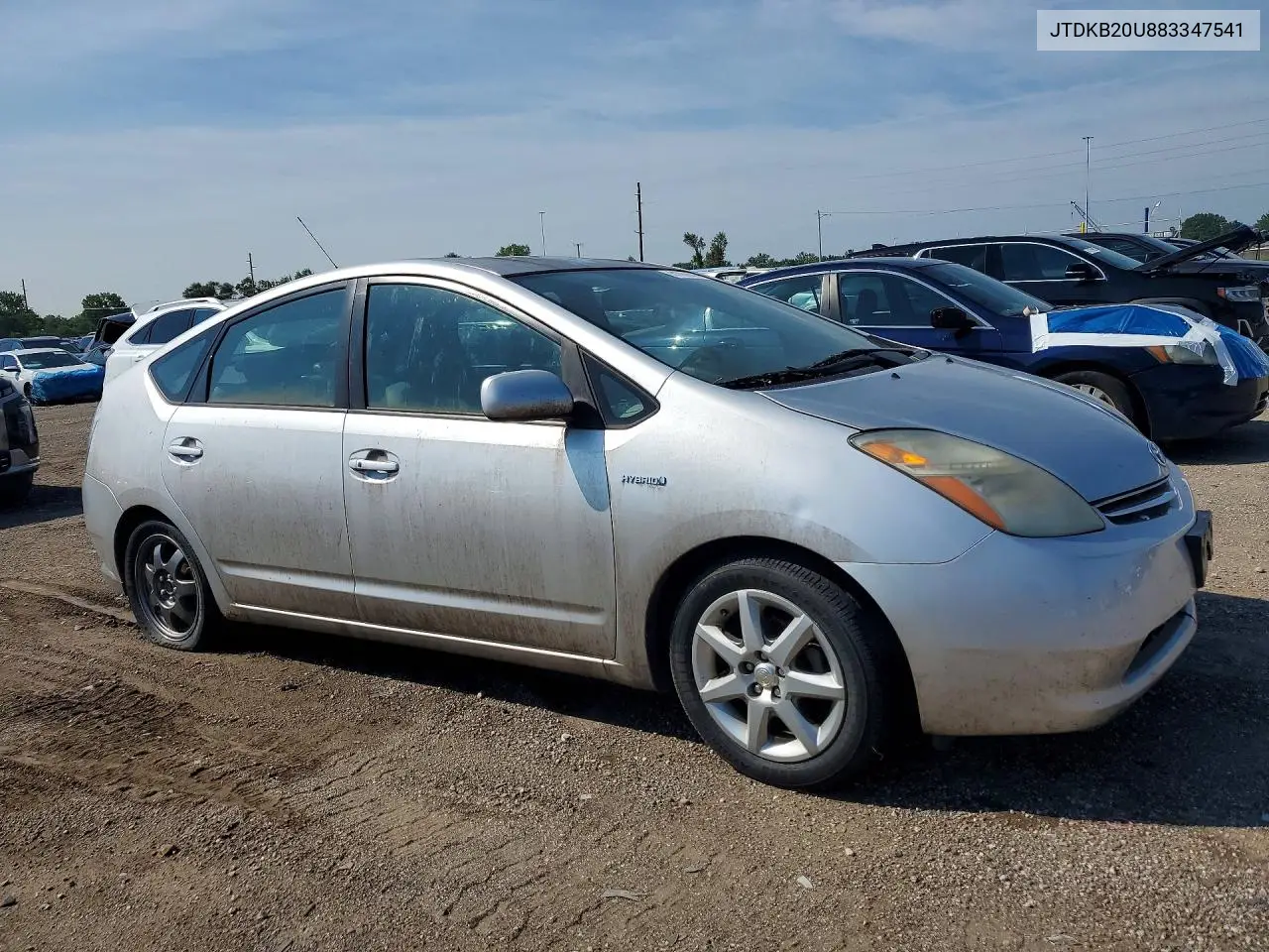 2008 Toyota Prius Touring VIN: JTDKB20U883347541 Lot: 61899946