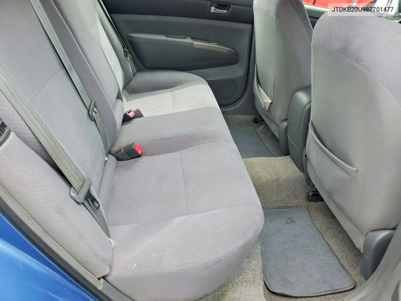 2008 Toyota Prius Base VIN: JTDKB20U987701477 Lot: 61951496