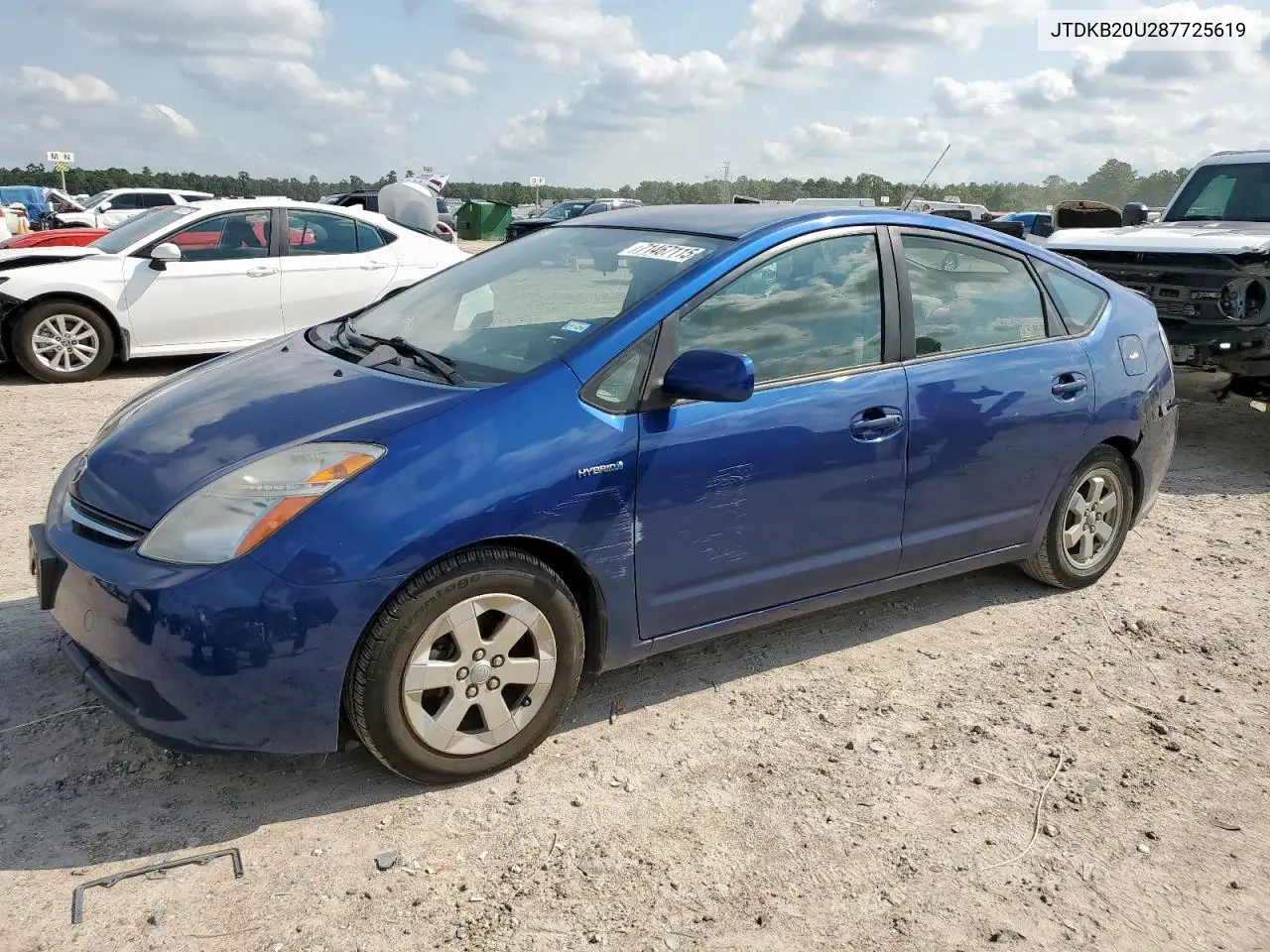 JTDKB20U287725619 2008 Toyota Prius