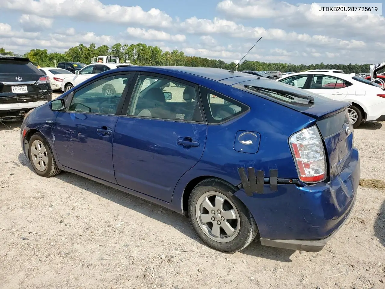 JTDKB20U287725619 2008 Toyota Prius
