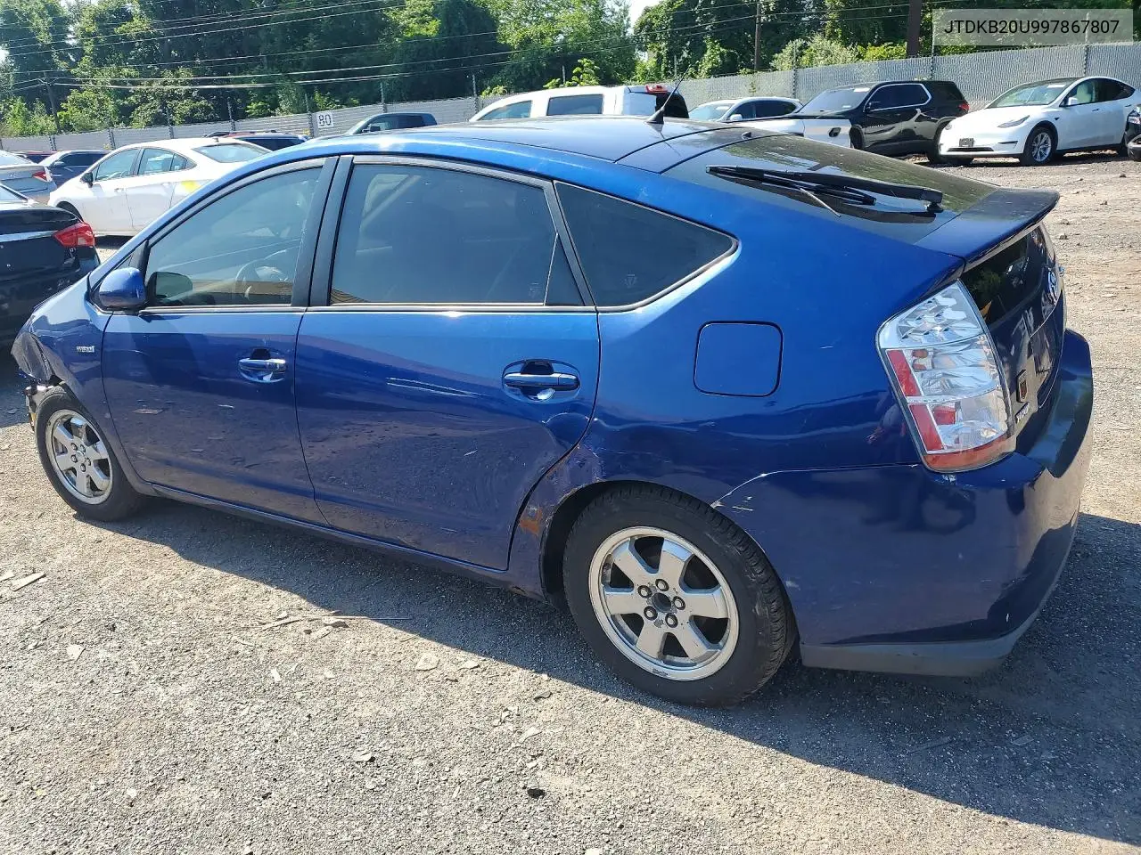 2009 Toyota Prius Base VIN: JTDKB20U997867807 Lot: 61399076