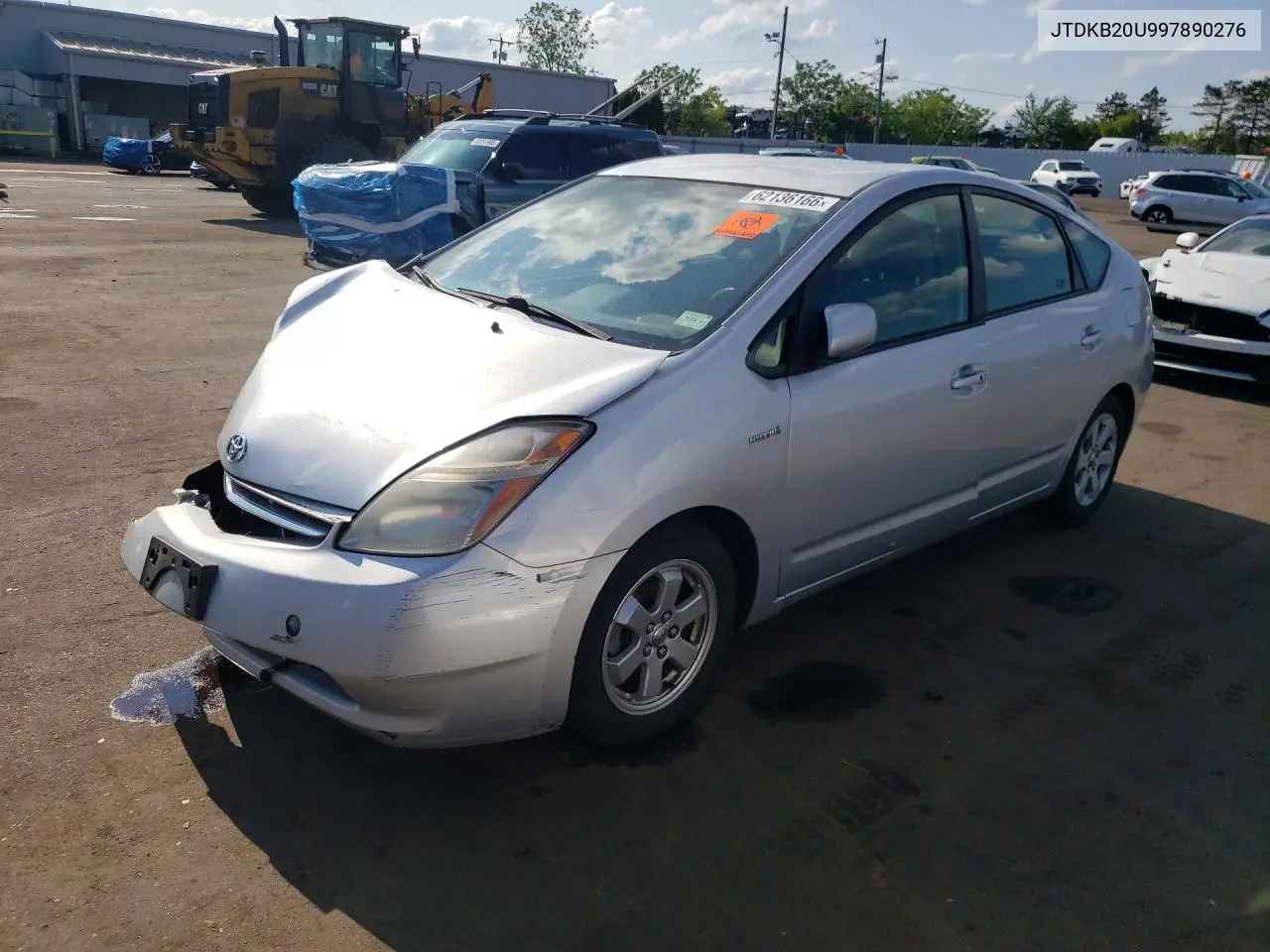 2009 Toyota Prius Base VIN: JTDKB20U997890276 Lot: 62136166