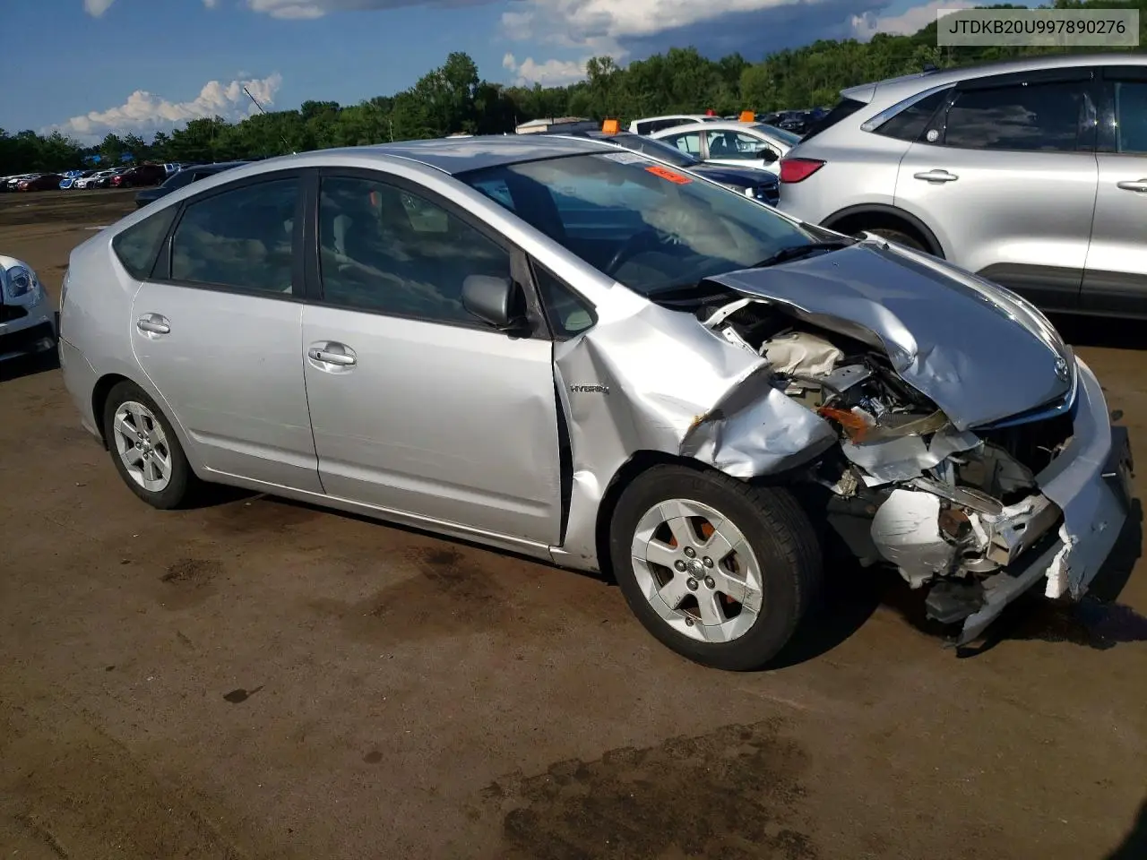 2009 Toyota Prius Base VIN: JTDKB20U997890276 Lot: 62136166