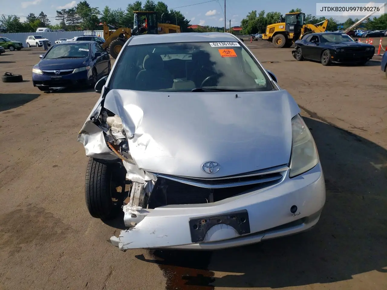 2009 Toyota Prius Base VIN: JTDKB20U997890276 Lot: 62136166