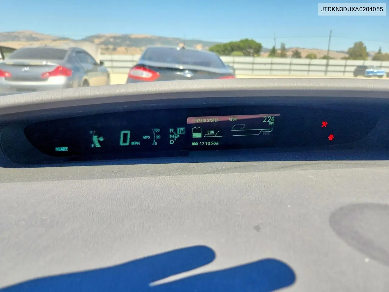 2010 Toyota Prius Ii VIN: JTDKN3DUXA0204055 Lot: 57332386