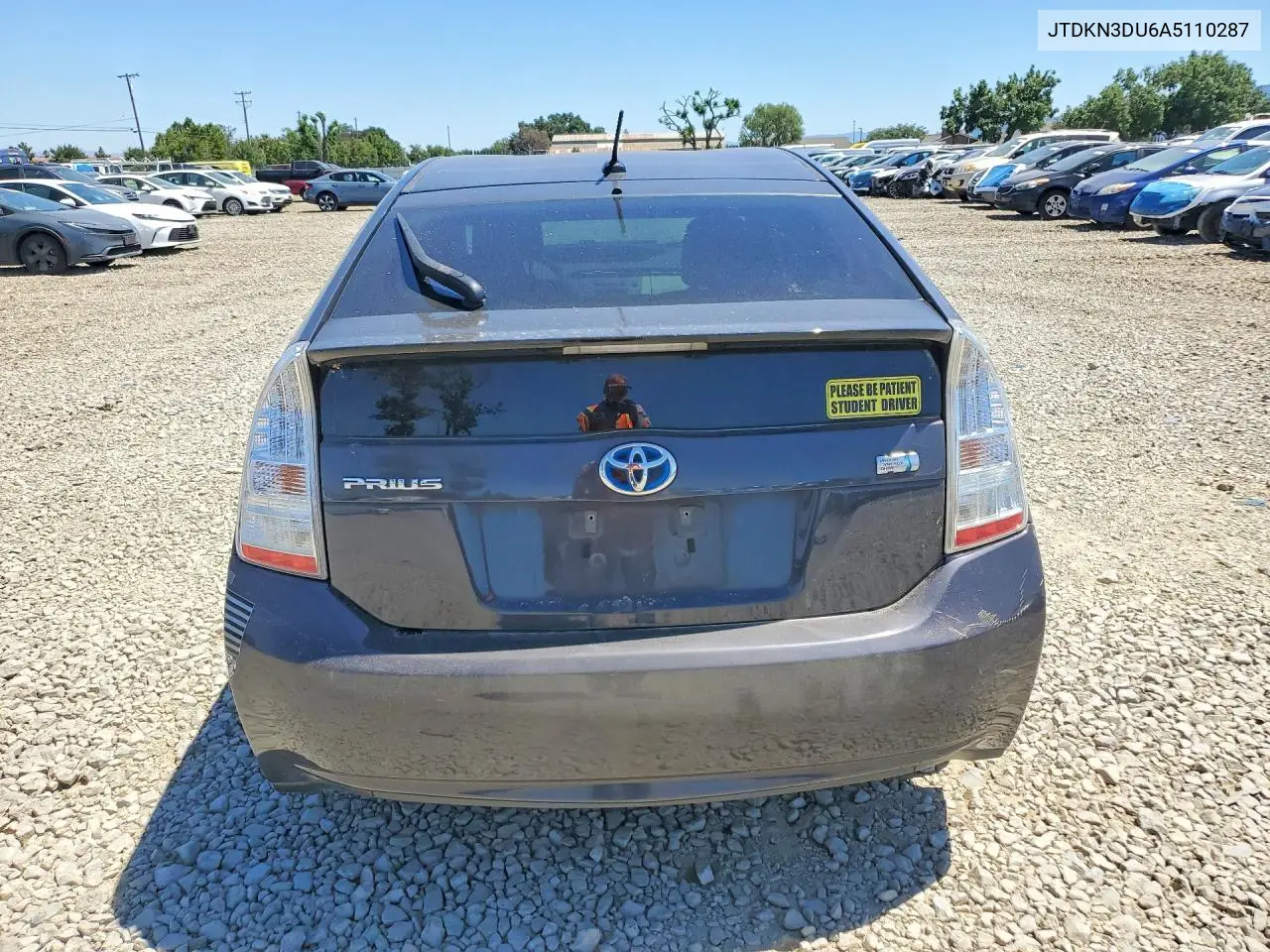 2010 Toyota Prius Iii VIN: JTDKN3DU6A5110287 Lot: 57381026