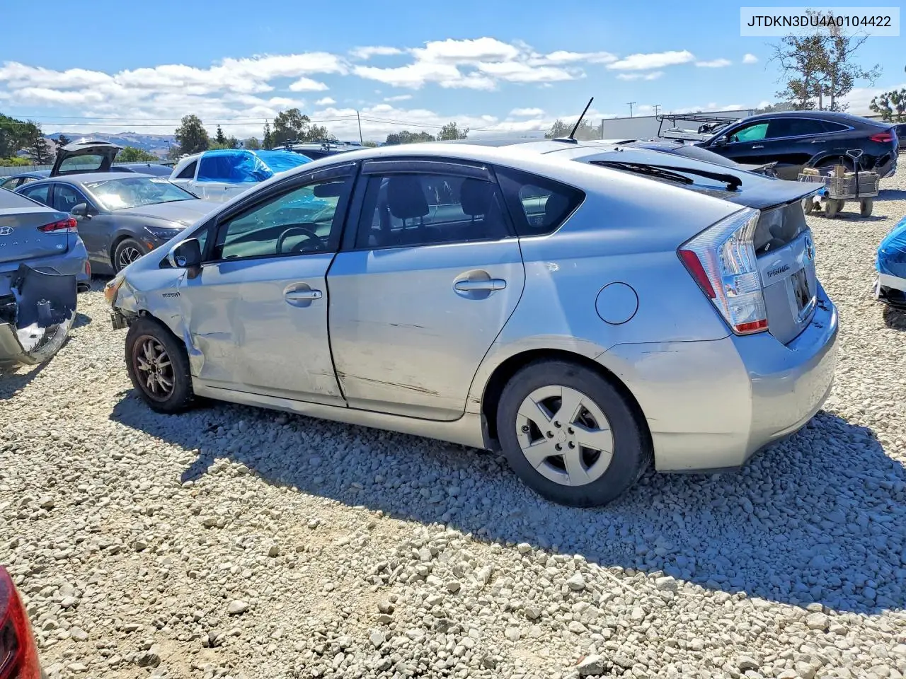 2010 Toyota Prius Iv VIN: JTDKN3DU4A0104422 Lot: 60634716
