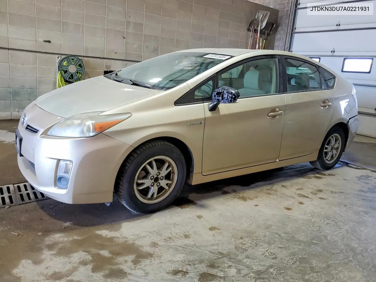 2010 Toyota Prius Hy VIN: JTDKN3DU7A0221931 Lot: 61281506