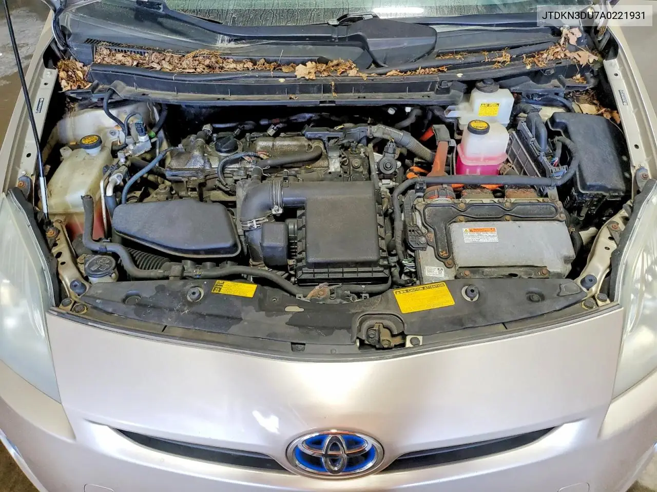 2010 Toyota Prius Hy VIN: JTDKN3DU7A0221931 Lot: 61281506
