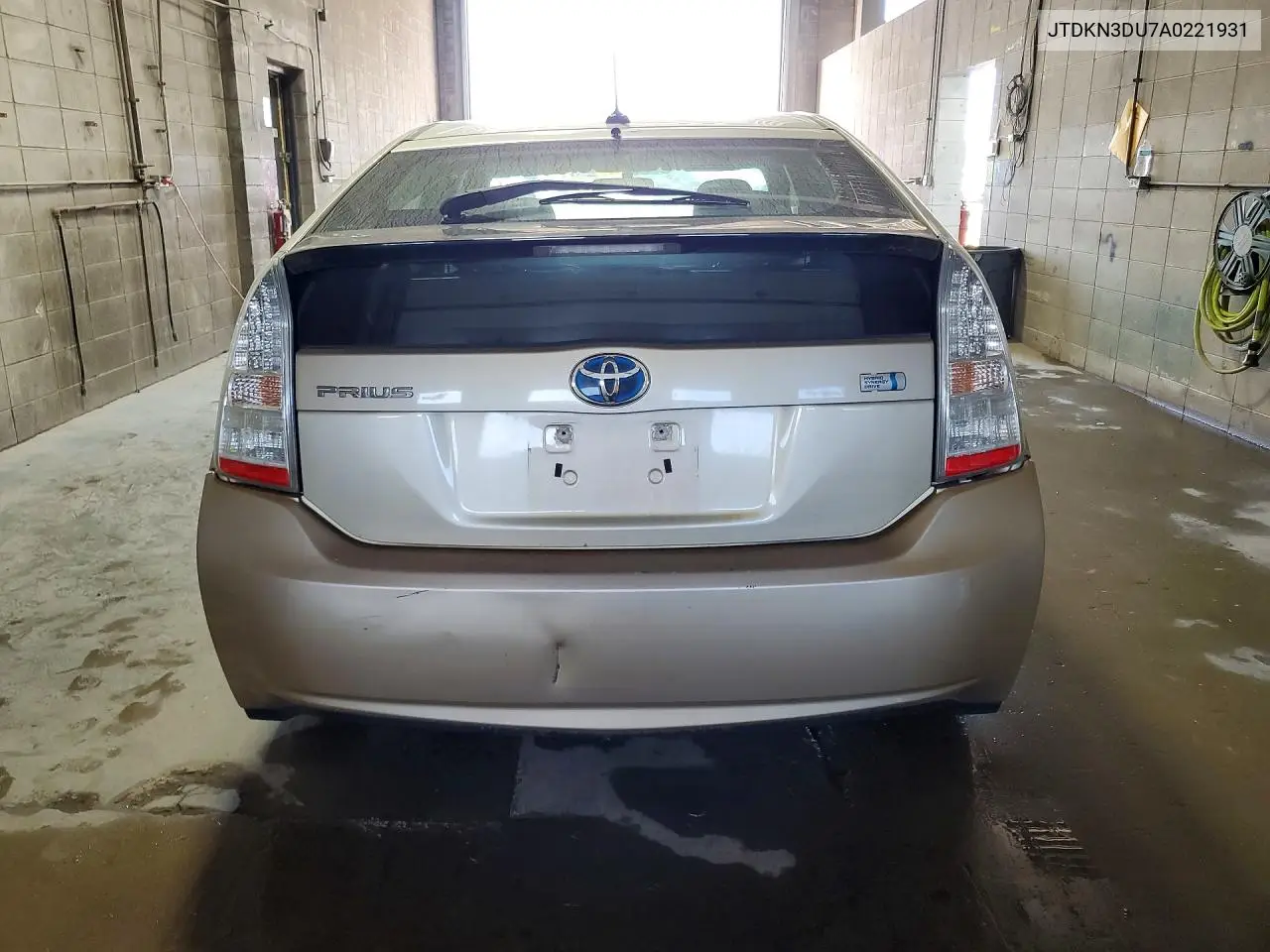 2010 Toyota Prius Hy VIN: JTDKN3DU7A0221931 Lot: 61281506