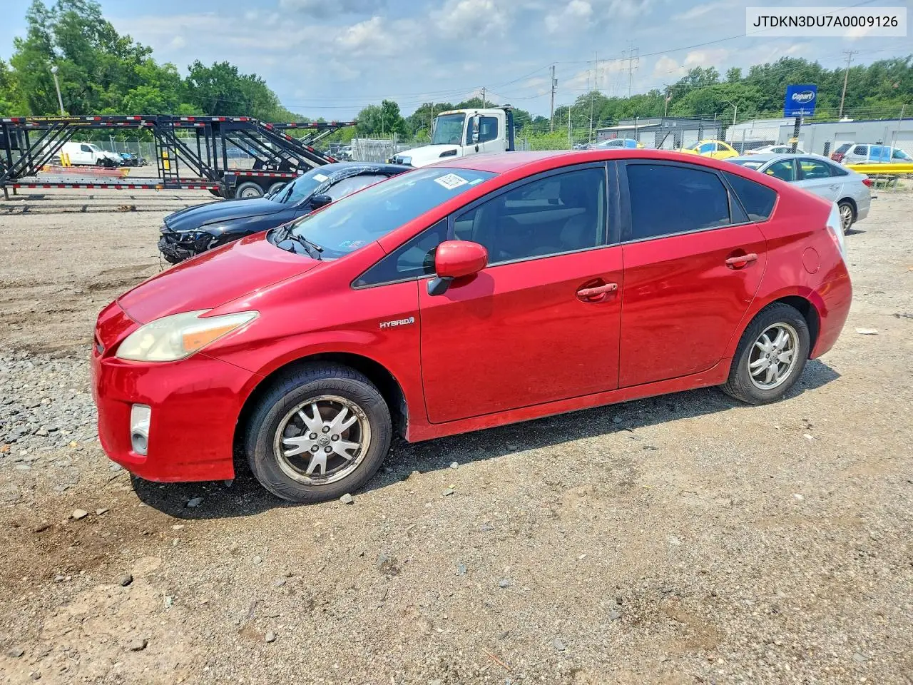 2010 Toyota Prius Iii VIN: JTDKN3DU7A0009126 Lot: 61629276