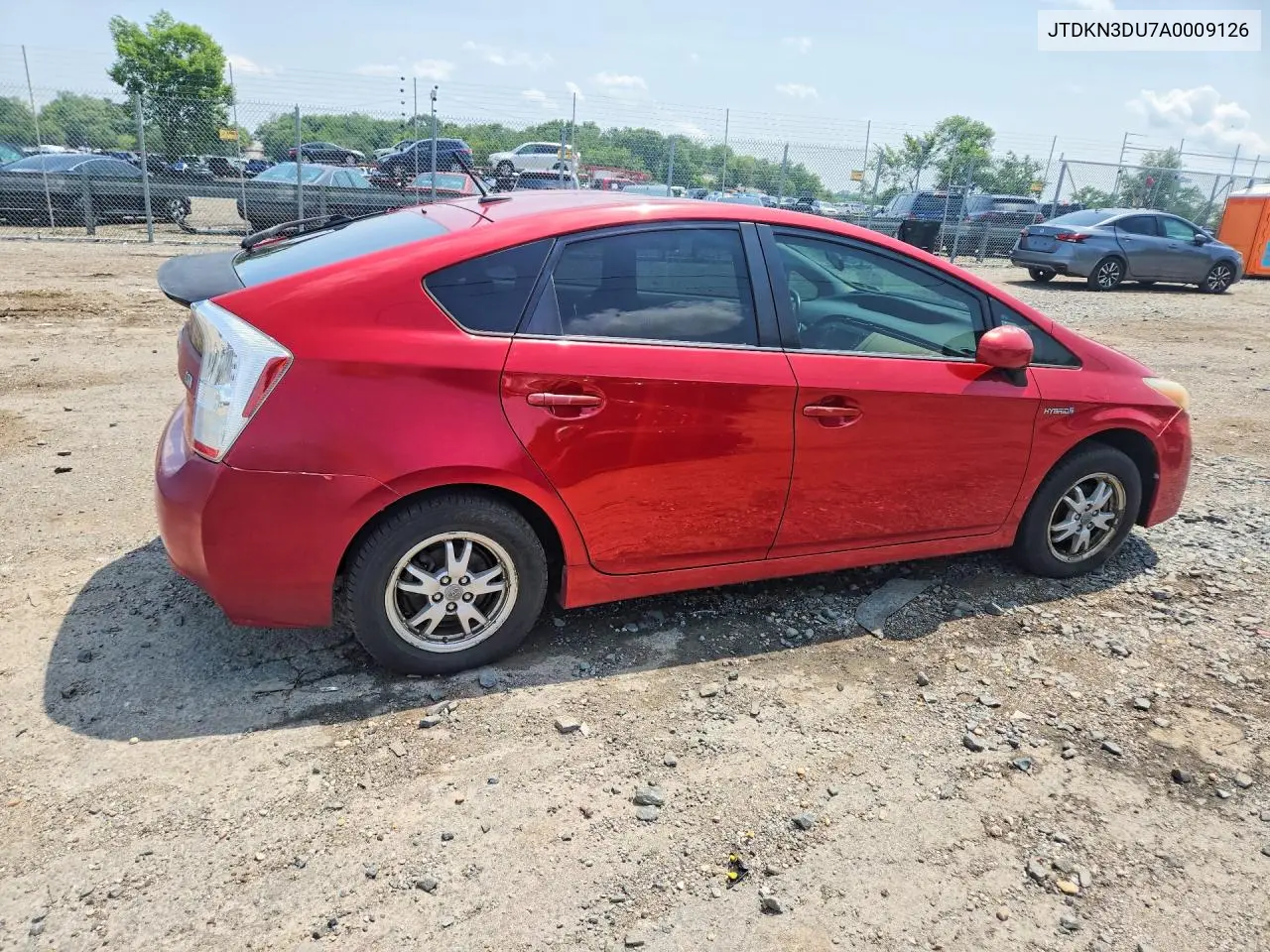 2010 Toyota Prius Iii VIN: JTDKN3DU7A0009126 Lot: 61629276