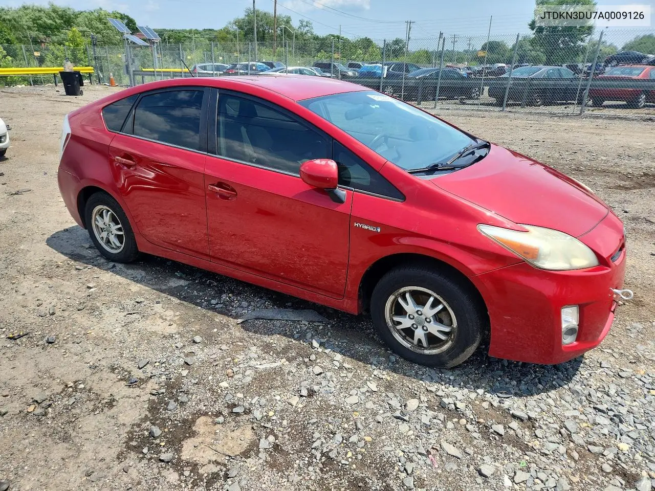 2010 Toyota Prius Iii VIN: JTDKN3DU7A0009126 Lot: 61629276